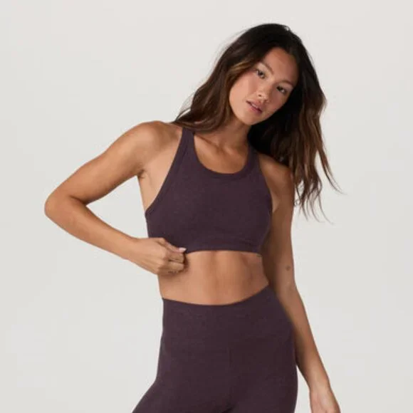 Vuori Elevation Racer Bra - Medium - Raisin Heather - Picture 1 of 4